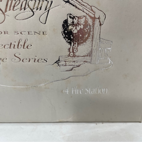 #4 Fire Station Village House Interior Scene Treasury Thrift Drug & JC Penny Inc - Picture 13 of 13